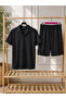 Summer Men's Shirt and Shorts Set - 2