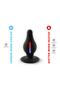 Plug anal Model 2 Mărimea L Negru - 4