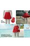 Girl's Skirt with Shorts Quick-Drying Diving Fabric Sea Pool Sports Skirt with Inner Shorts - 3