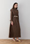 Belted Voile Crash Dress 32-2884 - 4