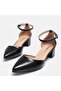 Large size women's shoes 41-42-43-44- black leather - 4