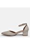 Large size women's shoes 41-42-43-44-beige leather - 7