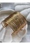 Thick Beaded Detailed Trendy Fashion Model Women's Bracelet - 4