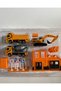 City Vehicles Play Set 12 cm Vehicles with Yellow Shovel