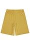 Basic Labelled Capri for 6-9 Years - Mustard - 2