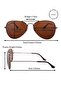 Damla Model Bridge-Style Women's Sunglasses Brown - 2