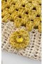 Hand Knitted Bohemian Beanie Mustard Yellow Cream Cotton Stylish Women's Beanie - 3