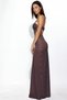 Heart Neckline Polka Dot Maxi Dress - 3