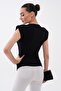 Women's Padded Blouse with Gathered Side Detail 260479 - - 5