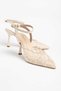 Napoli Lace Detailed Women's Heeled Shoes - 4