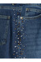 Vizyon New Season Straight Fit Stoned Women's Jean Trousers - 6