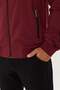 Men's Cotton Stripe Detailed Stand Collar Tracksuit Set Claret Red-9524 - 7