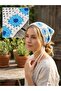 Santorini Knitted Bandana Women's Blue - 2