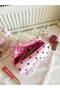Polka Dot Pink Liquid-Proof Makeup Bag Beach Pool Cosmetic Bag Washable Large Size - 2