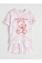 Esvab • Modern & Distinctive Zero Roba Collar Printed Girls' Shorts Pajama Set - 2
