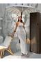 Women's Long Gold Openwork Transparent Liona Beach Dress
