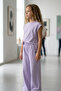 Lumy Combed Cotton Girls' Wide-Leg Summer Trousers - 5