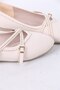 Women's Special Stone Embroidered Cross-Strapped Buckle Orthopedic Ballerinas - 4