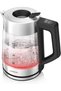 Electric Kettle with Temperature Control, 1.8L Large Capacity with Auto Shut-Off and Boil-Dry Protection, Glass Tea Kettle & Hot Water Boiler, 360° Swivel Base, BPA Free, Stainless Steel