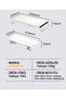 Desktop Monitor Stand Riser Foldable Rgb Monitor Stand with Drawers - 7