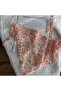 Salmon Sequin Triangle Knitted Bandana&Shawl - 2