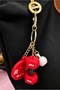 Gym-Themed Gym Keychain – Dumbbell, Kettlebell, and Weight Plate Charm Set - 3