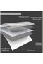 (in24-Grey)12 Pack 40*80cm Wall Stickers, Peel and Stick Floor Tile, Marble Vinyl Tile Floor, DIY Adhesive Waterproof Floor Wall Stickers - 2