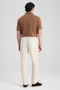 Ds Damat Relaxed Fit (Pile-Free) Beige Dobby Jogger Pants - 4