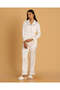 Women Ivory Printed Pyjama 2 Piece Set