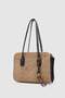 Giorno Charmlı Straw Shoulder Bag Brown - 4
