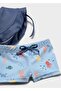 Newborn Baby Boy Uv Protection Swimsuit Set - 2