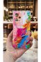 Redmi note 12 pro 5g compatible colorful abstract patterned transparent shock absorbing camera protected clear case - 4