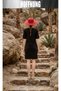 Women's Short Sleeve Crew Neck T-Shirt Dress Nightgown - 2