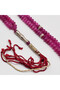 Crystal Rosary 99 Beads 3.5mm Magenta Prayer Beads 40.5g Premium Tasbih - 2