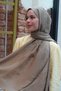 Monogram Pattern Nia Cotton Shawl - 2