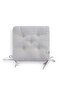 Serenity Textured Chair Pad 40x40cm-grey