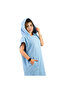 Women's Beach Dress Poncho Model Comfortable Cut Terry Fabric - 4