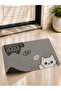Cute Cats Design Door Mat 70X45 Pvc Non-Slip Base Stain Resistant