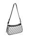 White - Black Monogram Women's Crossbody Bag Sp1274 - 4