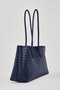 Siena Navy Blue Knitted Women's Shoulder Bag - 4