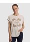 Beige Comfort Fit T-Shirt 50319839-Vr011 - 3