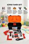 16-Piece Drill and Hand Tools Educational Tutorial Repair Case Toy Set with Bag - 2