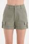 Women's 100% cotton shorts with side pocket detail - 4