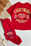 Boys' Lightning Mcqueen Printed T-Shirt and Sweatpants Set Red - 2