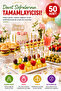 50 Pieces Decorative Yellow Braided Bamboo Toothpicks 12 cm Party Invitation Cocktail Fruit Presentation Toothpick Set Package - 5