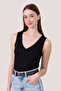 Women's 2-Piece V-Neck Lace Detailed Stretchy Viscose Ribbed Undershirt - 2-Piece Advantage Pack - 3