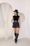 Nova High Waist Women's Shorts with Belt Gift – Soft Fabric Comfortable Fit – Comes with Belt Gift - 6