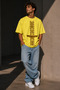 100% Cotton Oversize Men's T-Shirt Ethnic Eagle Printed Premium Street Style - 6
