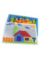 Kids Mosaic Pegboard Puzzle Educational Creative Building Toy Set Color Matching Game - 2
