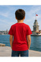 Children's Moon Star Printed Red Turkey T-Shirt - 2